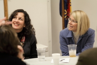 Photo #64-Ricarda & Janet at luncheon